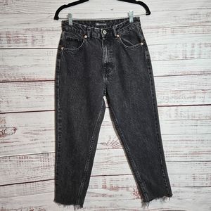 Zara black straight leg jeans